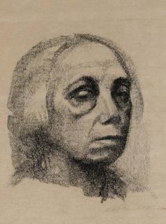 Kathe Kollwitz - Kleines Selbstbildnis (K. 145; Kn. 162)