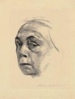 Kathe Kollwitz - Selbstbildnis (K. 198; Kn. 209)
