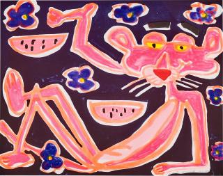 Katherine Bernhardt - African Violets