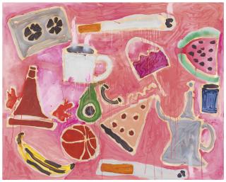 Katherine Bernhardt - Everything in Pink