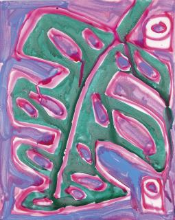 Katherine Bernhardt - Giant Philodendron with Toilet Paper