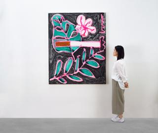 Katherine Bernhardt - Hawaii Smoke