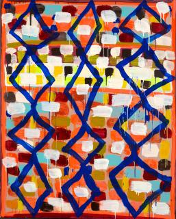 Katherine Bernhardt - Indigo Dream