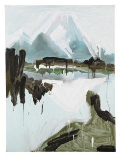 Katherine Bernhardt - Mountain Reflection
