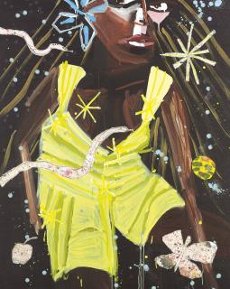 Katherine Bernhardt - Naomi in the Garden