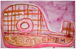 Katherine Bernhardt - Scotch Magic Tape