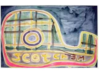 Katherine Bernhardt - Scotch Magic Tape