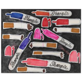 Katherine Bernhardt - Sharpies + Cigarettes