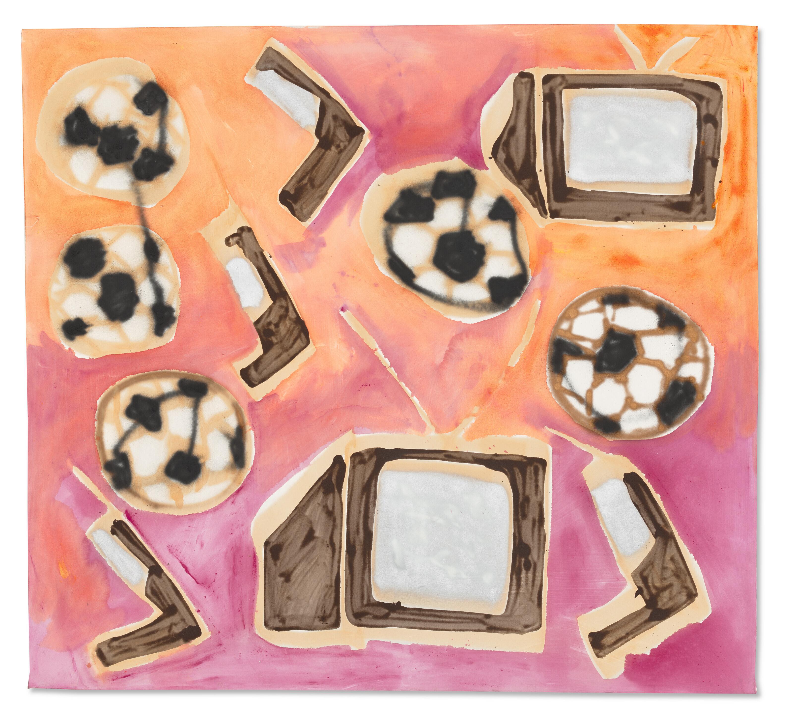 Katherine Bernhardt - Soccer, TV, Cellphones