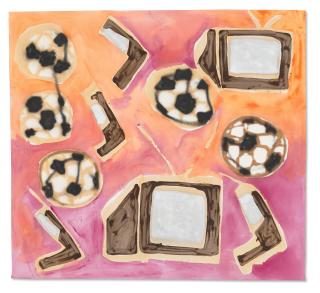 Katherine Bernhardt - Soccer, TV, Cellphones