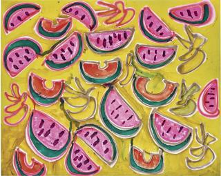 Katherine Bernhardt - Super Fruits