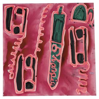 Katherine Bernhardt - Telephones And A Sharpie