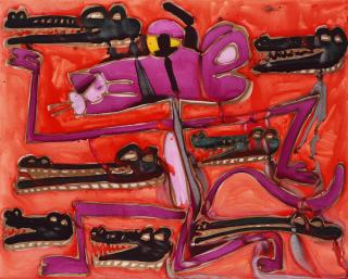 Katherine Bernhardt - The Acrobatic Dance