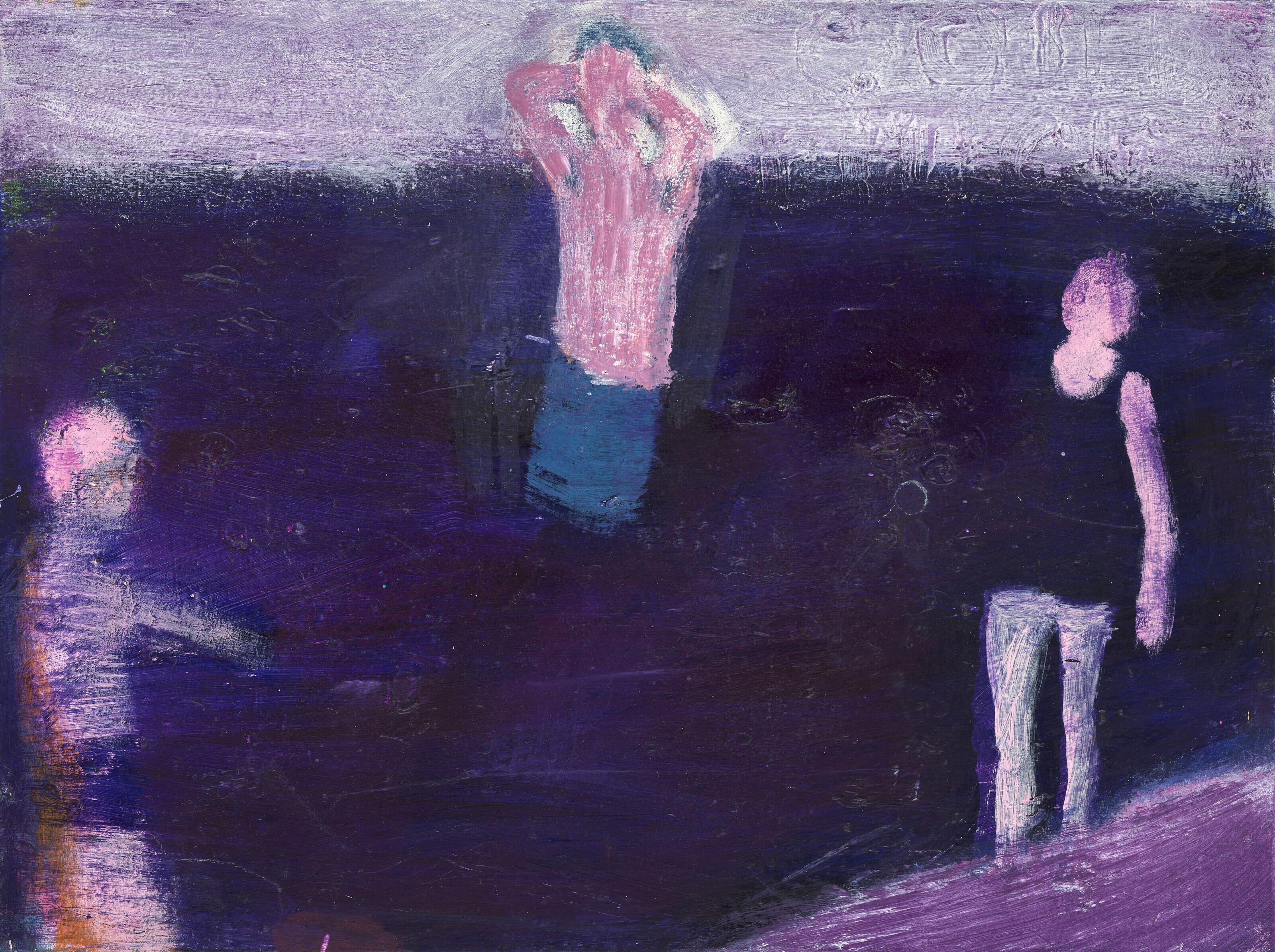 Katherine Bradford - Beach Swim Magenta