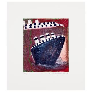 Katherine Bradford - Steamboat Blue and Brown