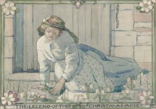 Katherine Cameron, R.W.S. - The Legend of The Christmas Rose\'