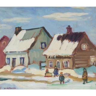 Kathleen Moir Morris - Winter Street Scene