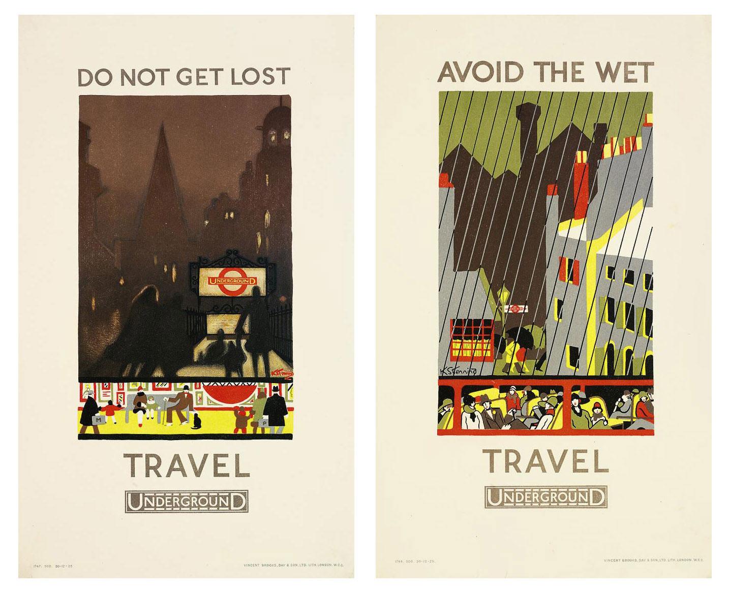 Kathleen Stenning - \'Avoid The Wet\' & \'Do Not Get Lost\'