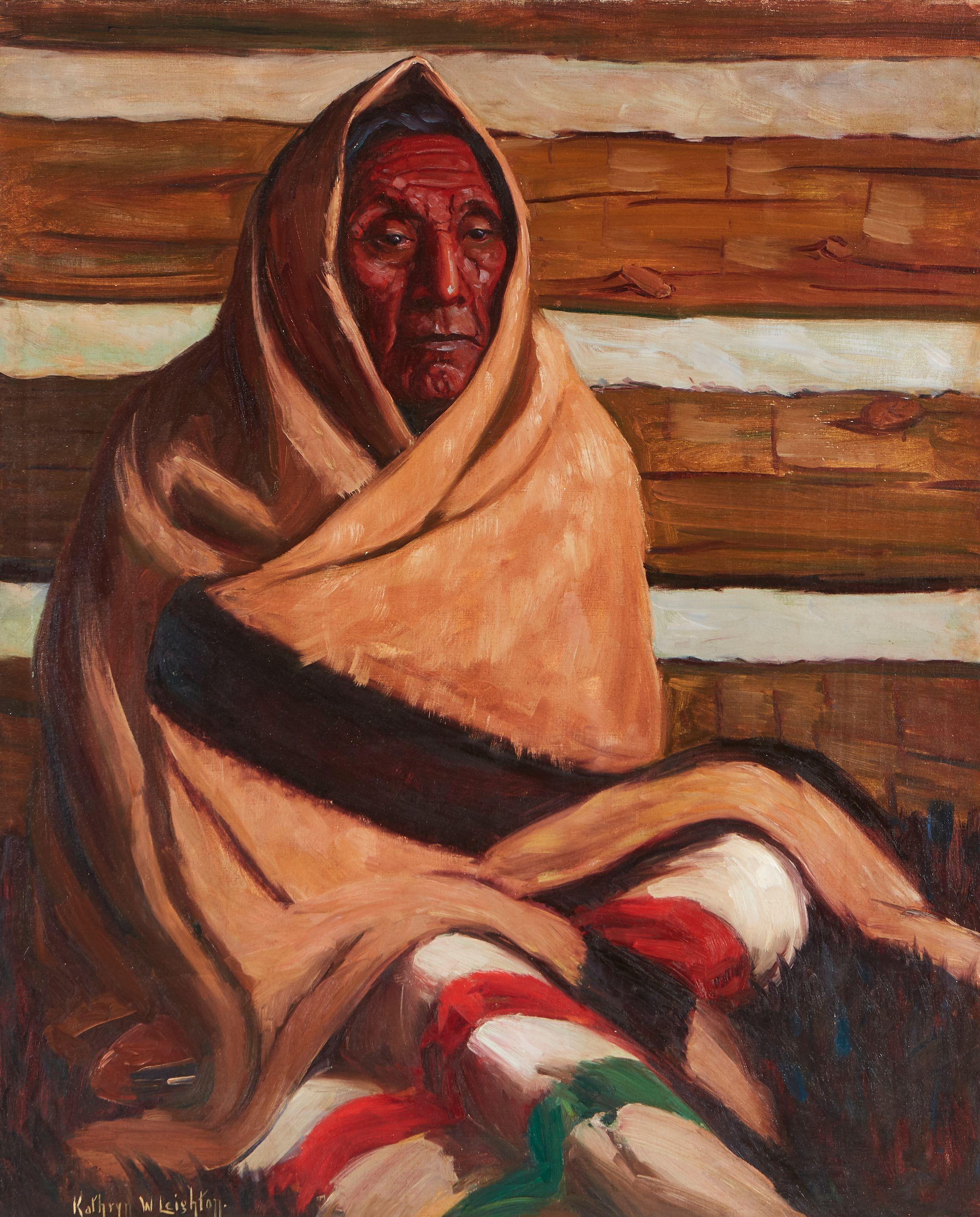 Kathryn Woodman Leighton - Blanket Man