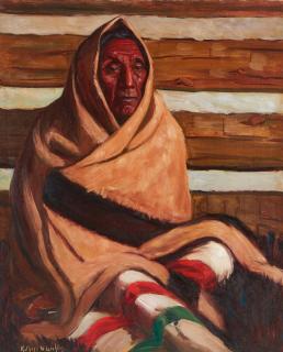 Kathryn Woodman Leighton - Blanket Man