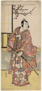 Katsukawa Shunko - Sawamura Sojuro III Ichikawa Danjuro V as Kazusa no Akushichibyoe Kagekiyo