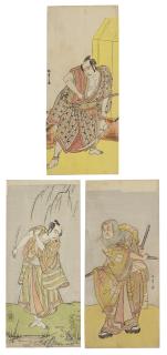 Katsukawa Shunsho - A Group Of Three Actor Prints