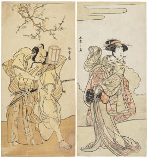 Katsukawa Shunsho - A Group Of Two Actor Prints