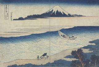 Katsushika Hokusai - Bushu Tamagawa (The Tama River in Musashi province), from the series Fugaku sanjurokkei (The thirty-six views of Mount Fuji)