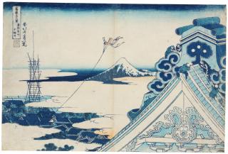 Katsushika Hokusai - Hongan-Ji Temple At Asakusa In Edo (Tôto Asakusa Hongan-Ji)