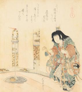 Katsushika Hokusai - Horse Shells (Umagai)