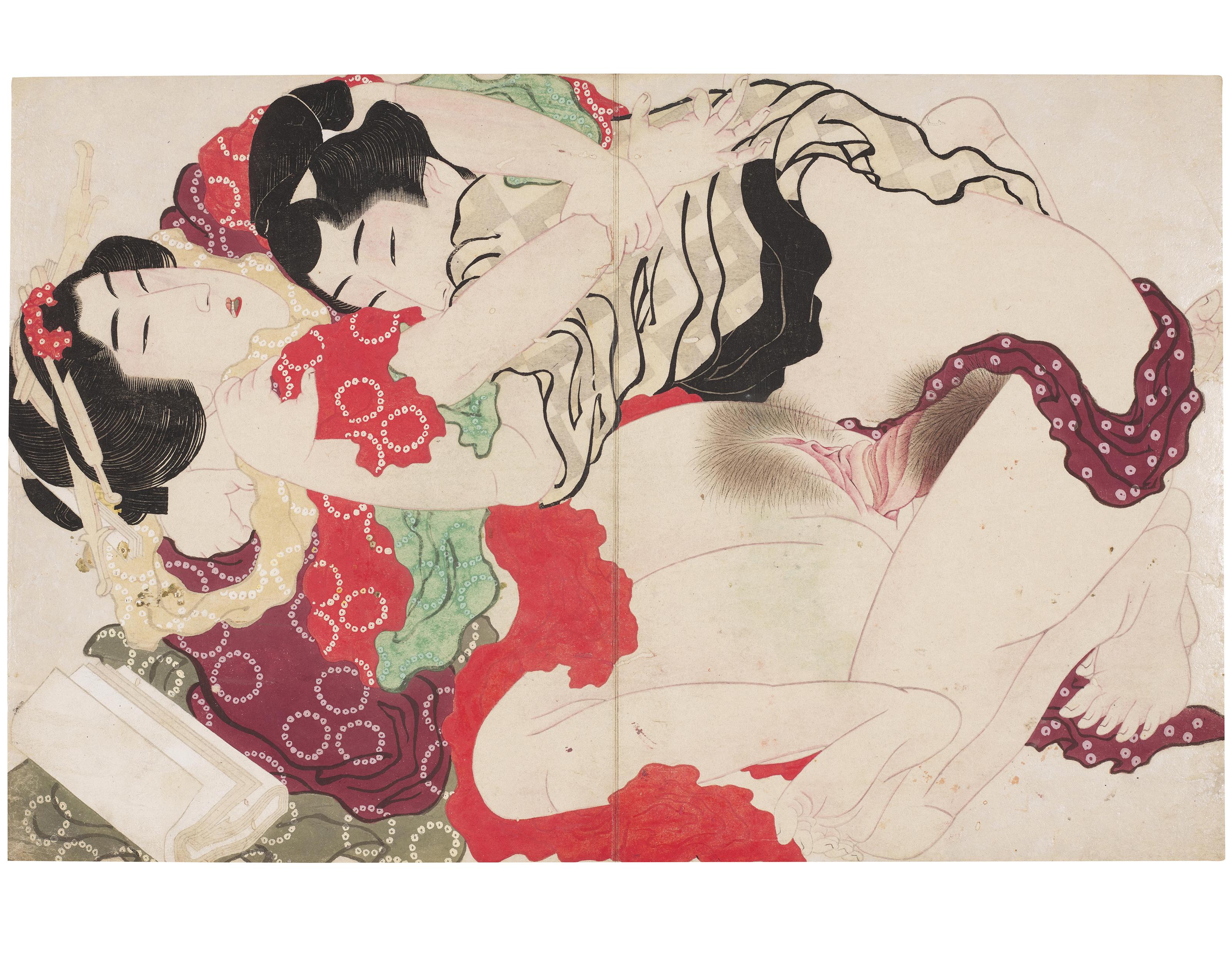 Katsushika Hokusai - Ten erotic illustrations