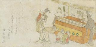 Katsushika Hokusai - Two Surimono