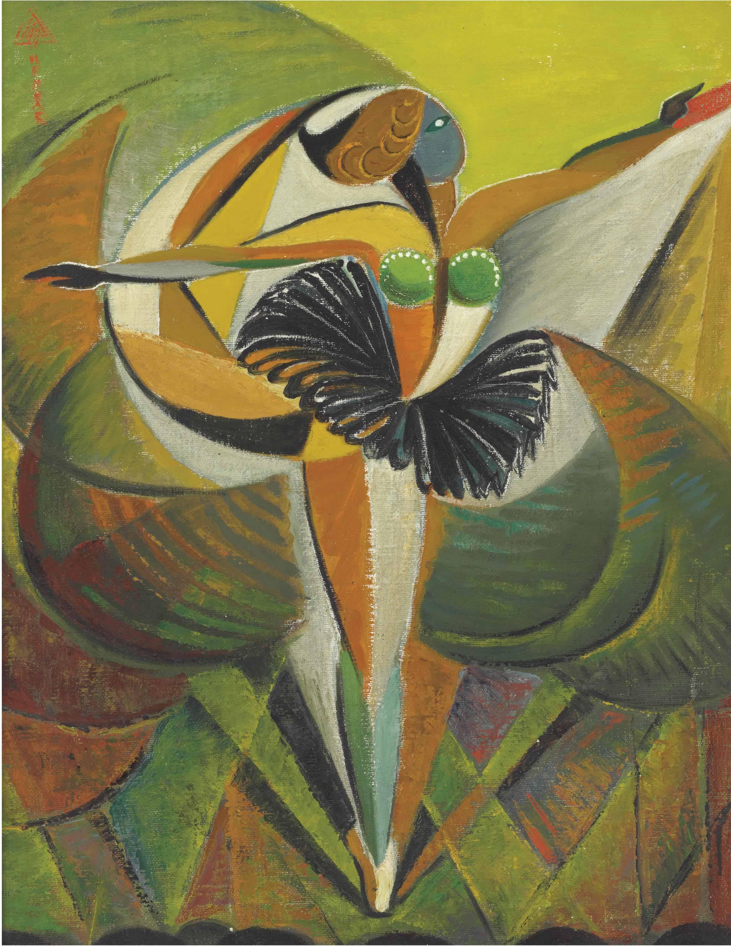 Kattingeri Krishna Hebbar - Untitled (Dancer)