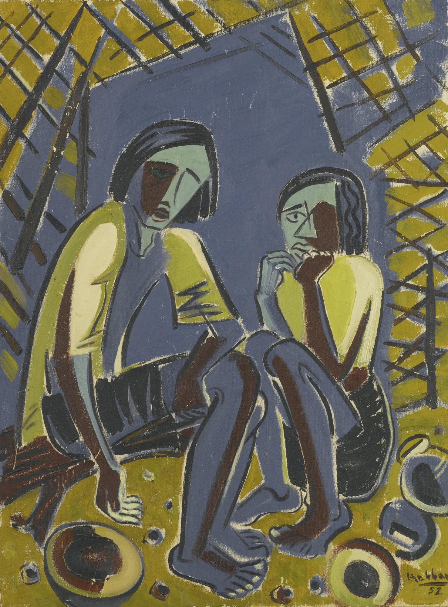 Kattingeri Krishna Hebbar - Untitled (Hungry Soul)