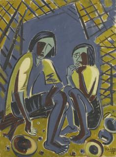 Kattingeri Krishna Hebbar - Untitled (Hungry Soul)