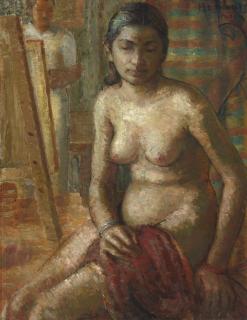 Kattingeri Krishna Hebbar - Untitled (Nude)