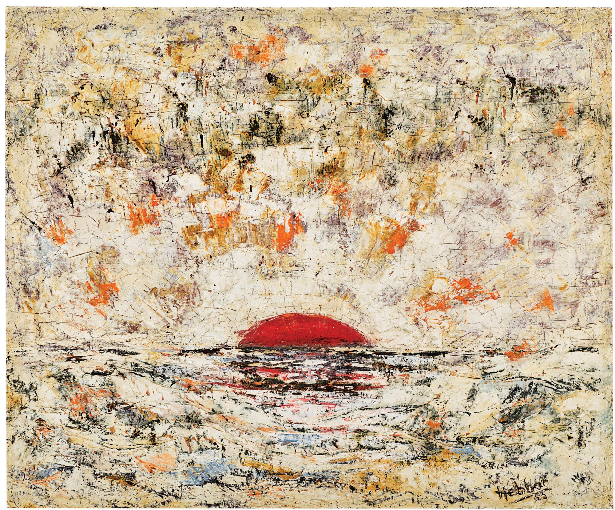 Kattingeri Krishna Hebbar - Untitled (Sunset)