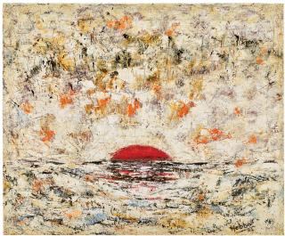 Kattingeri Krishna Hebbar - Untitled (Sunset)