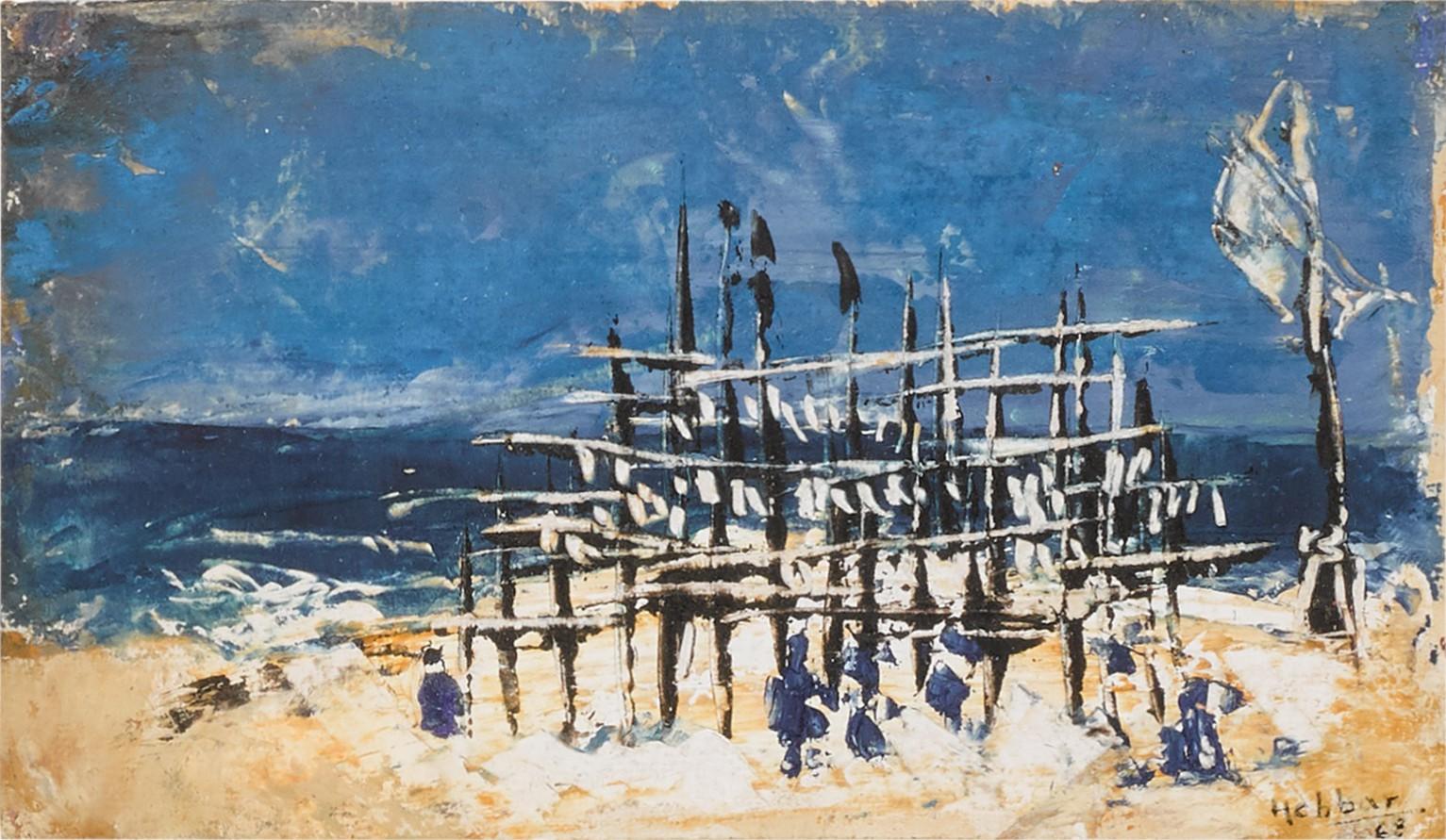 Kattingeri Krishna Hebbar - Untitled (Versova Beach)