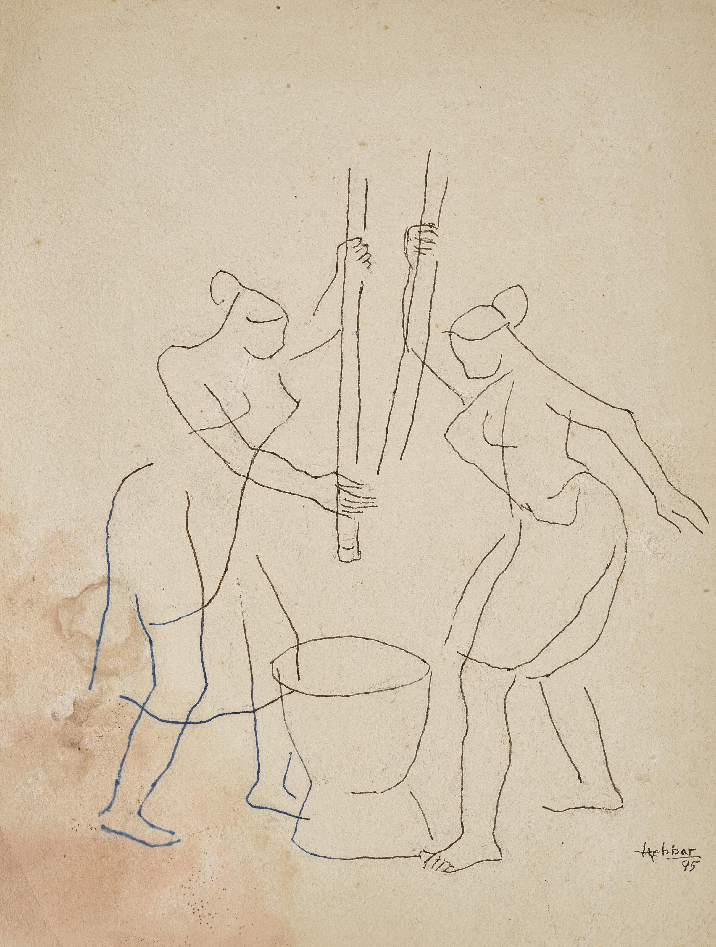 Kattingeri Krishna Hebbar - Untitled