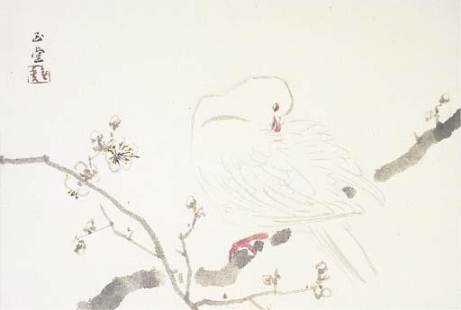 Kawai Gyokudo - Hakukyu (White dove)