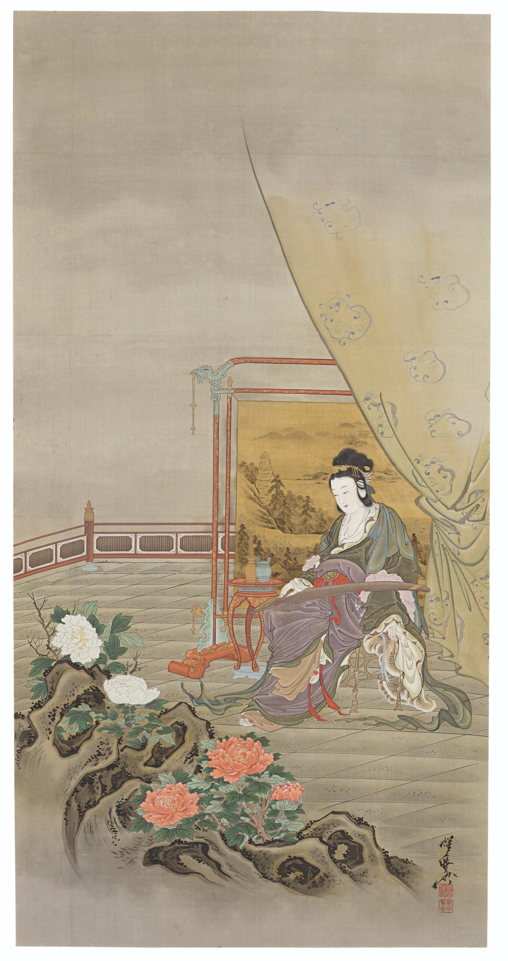 Kawanabe Kyosai - Yokihi (Yang Guifei)