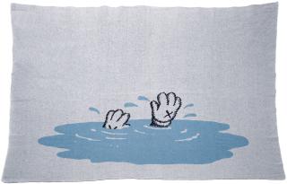 Kaws - 100% Cashmere Blanket (Blue)