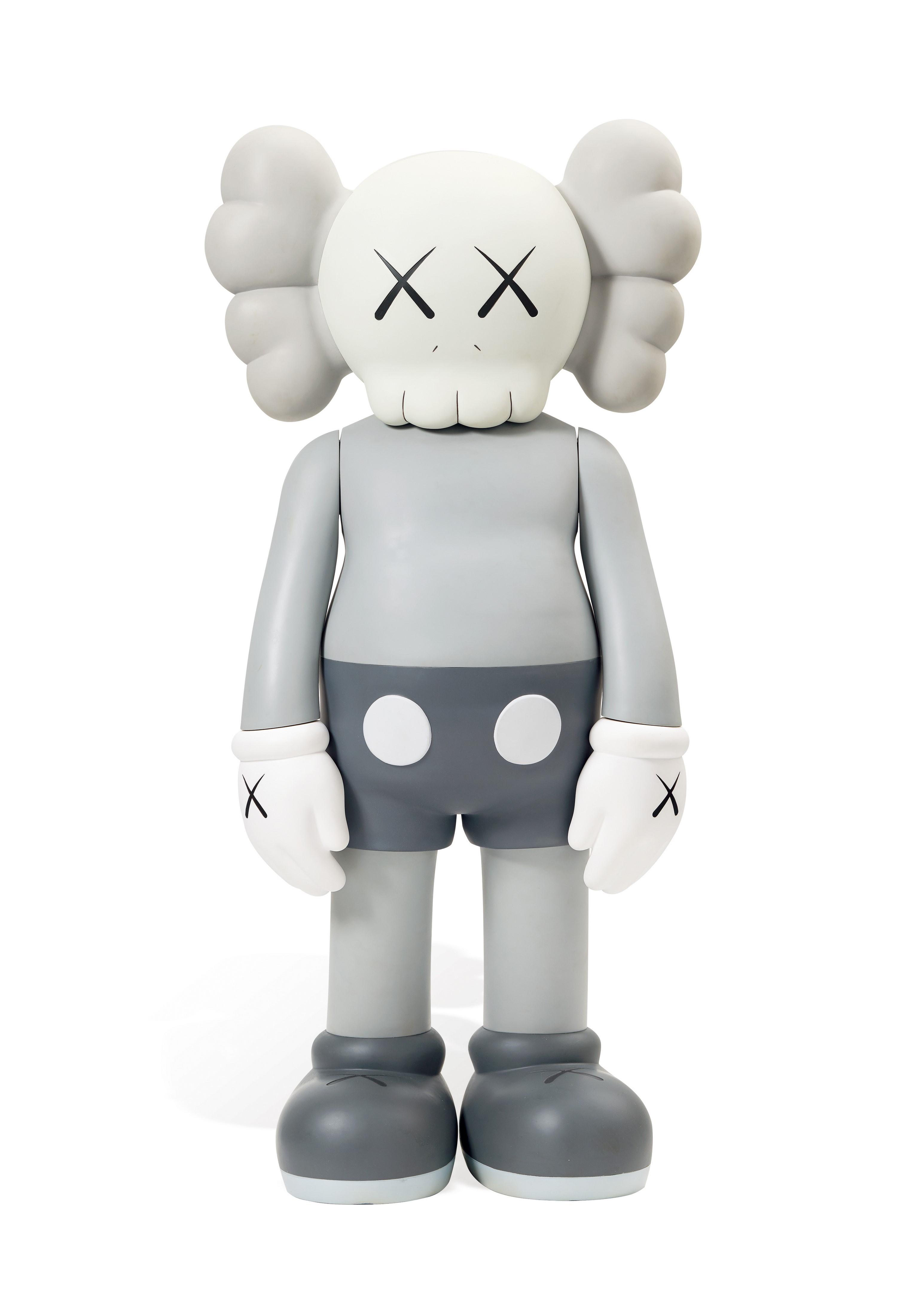 Kaws - 4 Foot Companion  (Grey) (Executed In 2007)