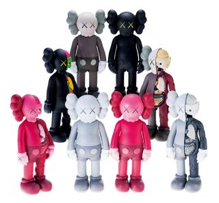 Kaws - Companion (Set Of Eight Pieces)(Executed In 2016)