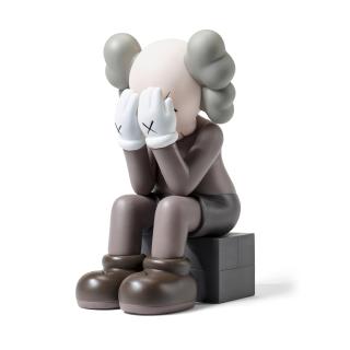 KAWS - Five Years Later Companion (Brown); Passing Through Companion (Black) (2 works)