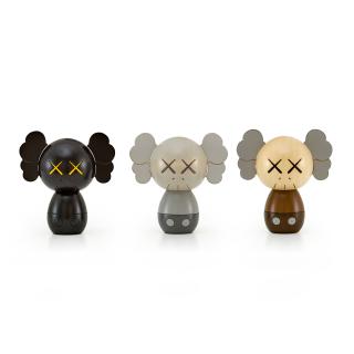 KAWS - Holiday Japan Kokeshi Doll (Set of Three)
