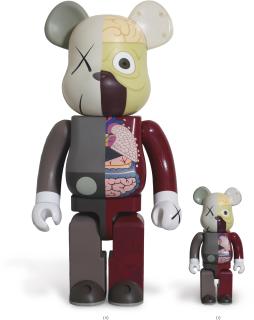 Kaws - I. 400% Bearbrick Companion/ Ii. 1000% Bearbrick Companion (Two Works)