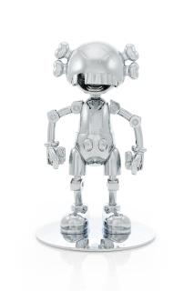 KAWS - KAWS X Hajime Sorayama No Future Companion (Silver Chrome)