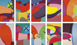 Kaws - No Reply (A Complete Set Of Ten Prints)